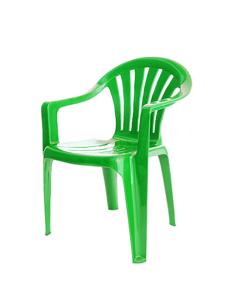 istock isolated green chair on white 491452035