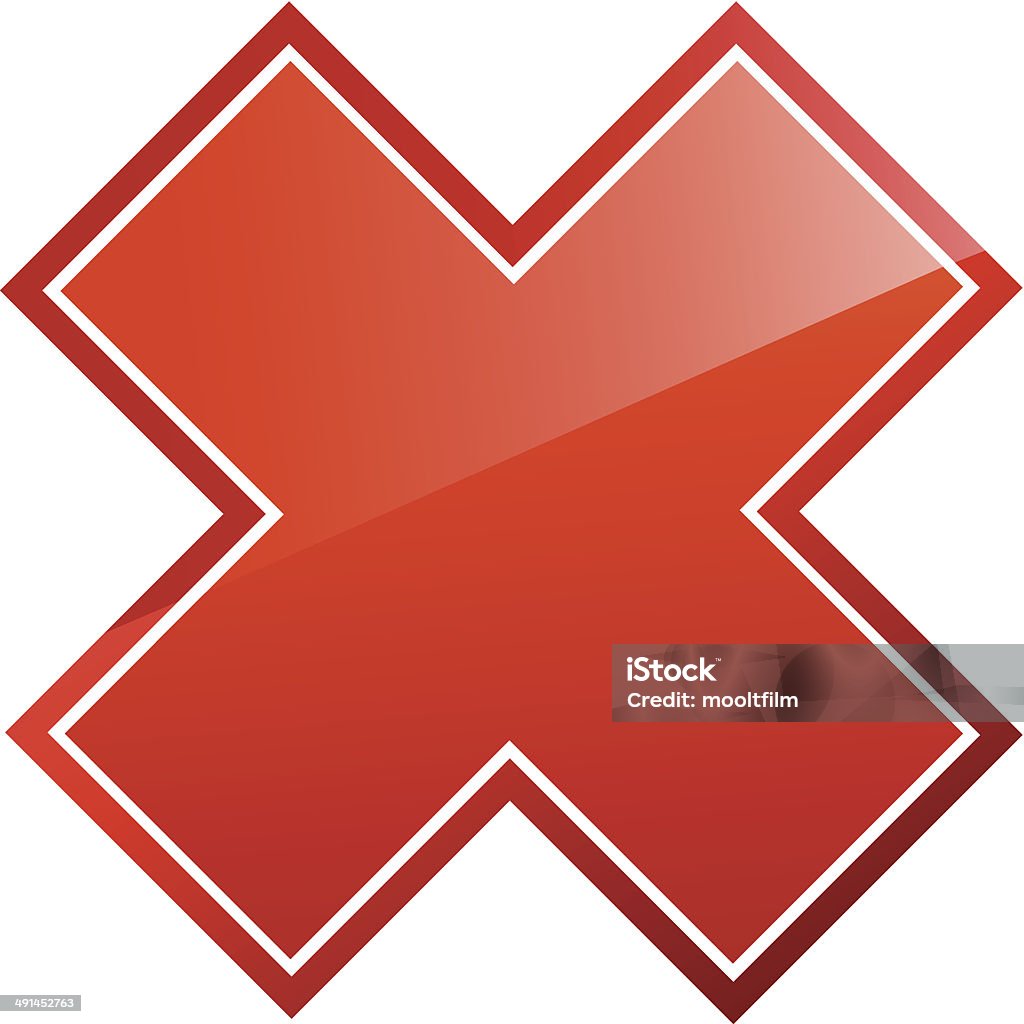 Red Cancel Sign Vector Red Cancel Sign Stock Illustration - Download Image Now - Blue, Cancel ...