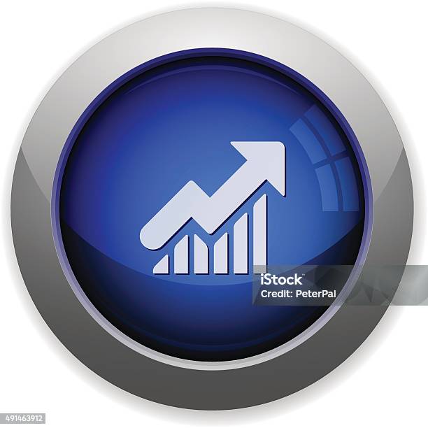 Graph Switch Button Graph Button Stock Illustration - Download Image Now - 2015, Blue ...