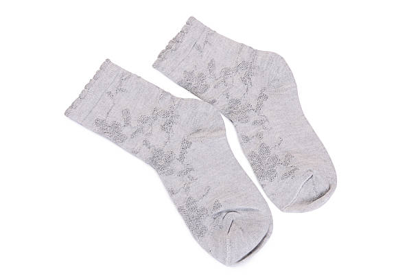 istock Children's socks isolated on white background 491466616