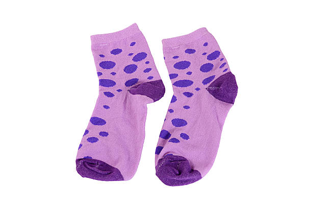istock Children's socks isolated on white background 491466630