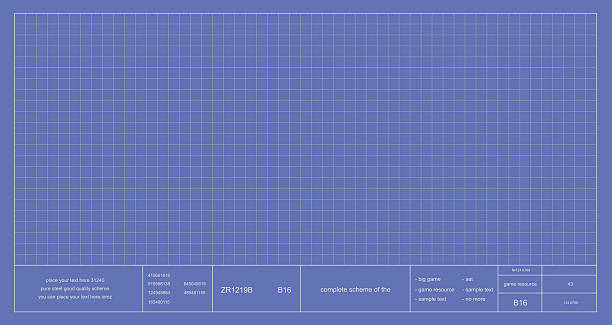 illustrations, cliparts, dessins animés et icônes de palette de projet blueprint - plotter