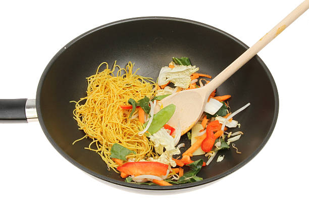 istock Stir fry ingredients in a wok 491467836