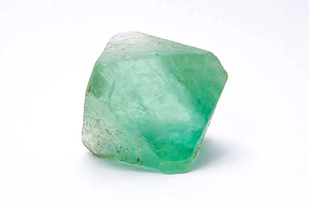 Fluorite, also known as fluorspar, belongs to halide mineral group. It is a colorful mineral, visible as well in UV light, mainly used as ornamental and lapidary stone. Being one of the most varied colored minerals, it can be found in all colors, but pure Fluorite is colorless; the color variations are caused by various impurities. They are common in hydrothermal ore veins, sedimentary deposits, metamorphic environments, and pegmatite dikes. Its chemical formula is CaF2.