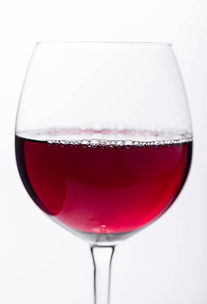istock Glass of red wine view close-up 491469850