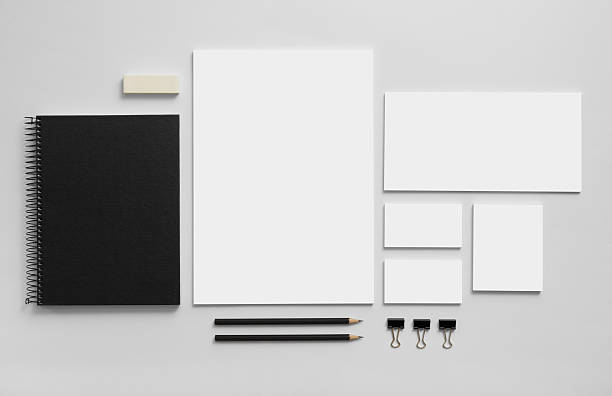 istock Mockup business brand template on gray background 491483262