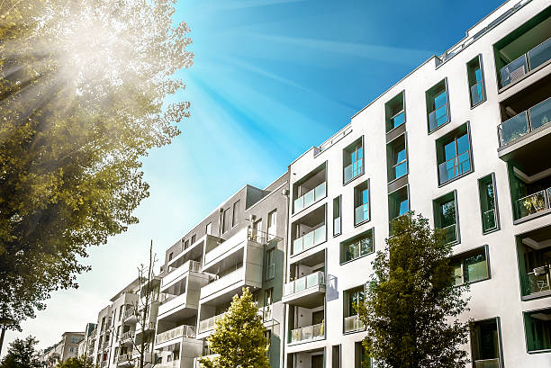 istock modern residential houses in berlin 491486778