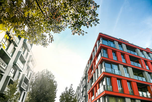 istock modern residential houses in Berlin Mitte 491486858