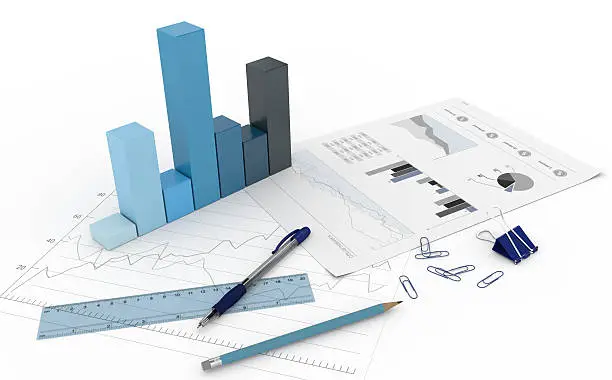 Photo of 3D Diagram with charts