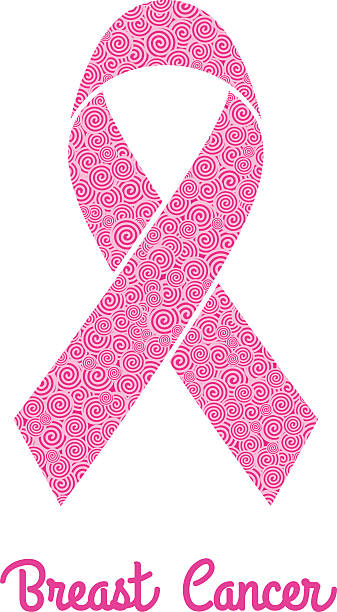 breast cancer awareness - breast cancer awareness ribbon breast cancer ribbon charity and relief work stock-grafiken, -clipart, -cartoons und -symbole