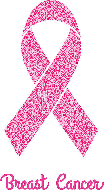 rak piersi świadomości - breast cancer awareness ribbon breast cancer ribbon charity and relief work stock illustrations