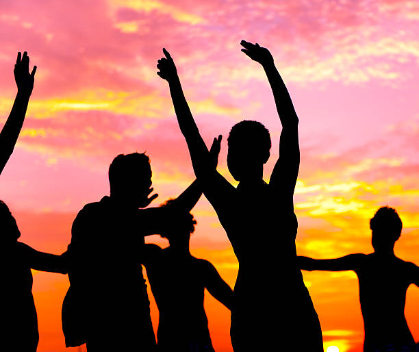 istock Summer Beach Party Sunset Vacation Happiness Concept 491514730
