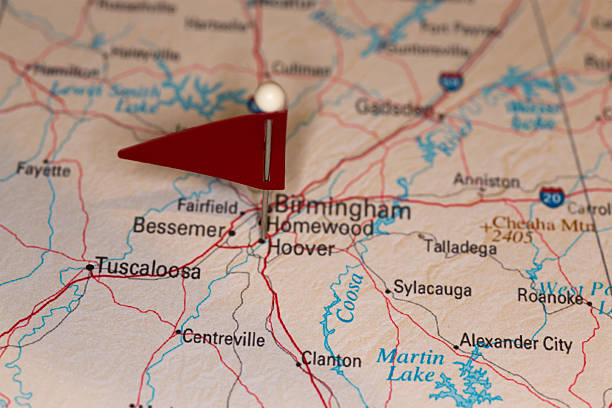 istock Hoover, AL, USA - Cities on Map Series 491517733