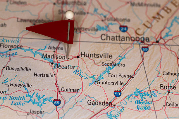 istock Madison, AL, USA - Cities on Map Series 491517737