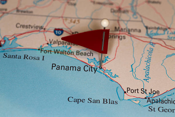 istock Panama City, FL, USA - Cities on Map Series 491517745