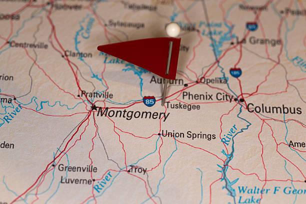 istock Tuskegee, AL, USA - Cities on Map Series 491517759