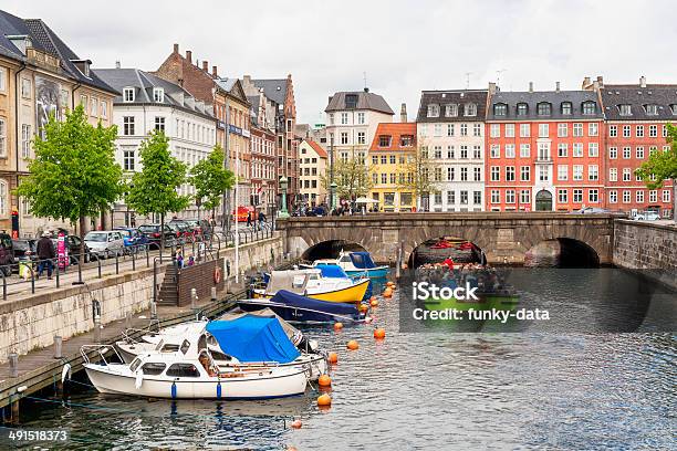 Canals In Copenhagen Stock Photo - Download Image Now - Anchored, Architecture, Canal