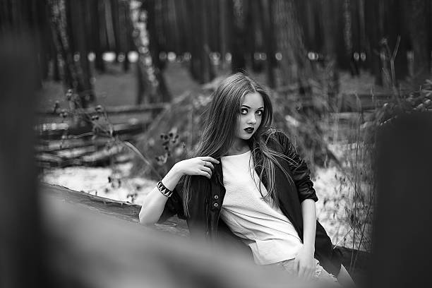 istock the girl in a leather jacket 491518482