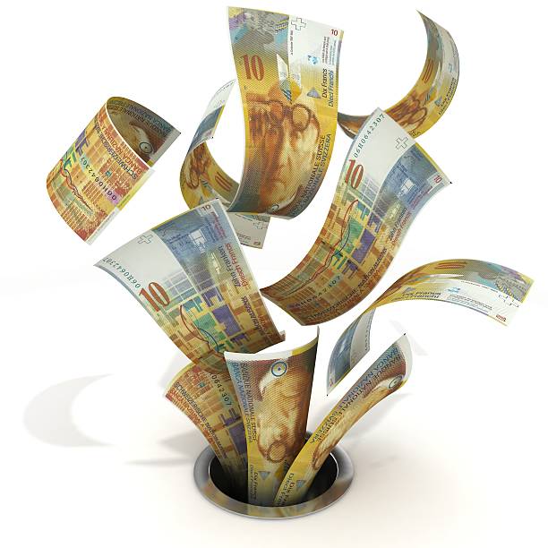 istock Swiss Francs Down the Drain 491518817