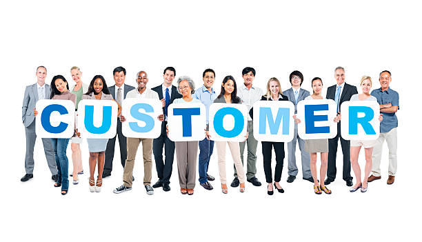 istock Group of Business People Holding Placards Forming Customer 491518843