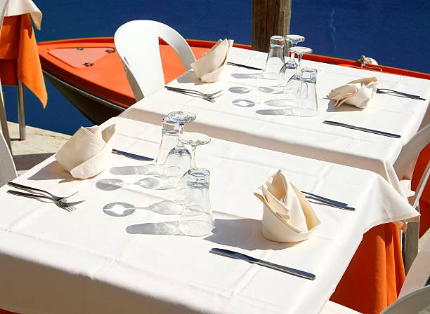 istock Italian restaurant on the Canal in Venice 491519171