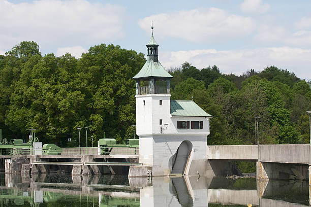 istock Dam on the lake in Augsburg 491520585