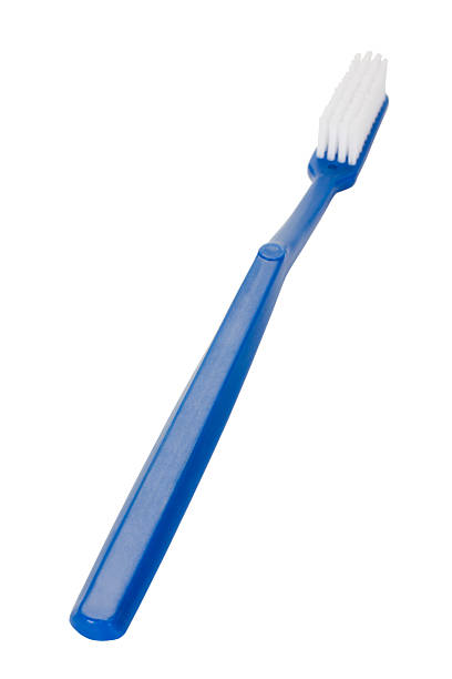 istock Close-up of a blue toothbrush 491526778