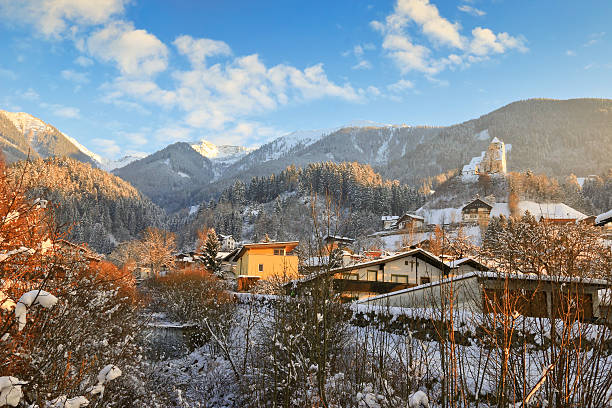 istock Evening view during winter in Schwaz, Austria 491539614