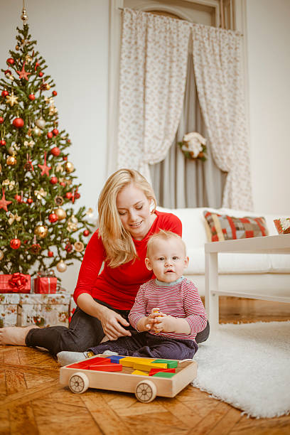 istock Mother and son at Chirstmas Time 491540182