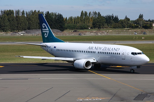 Airplanes loading on airport