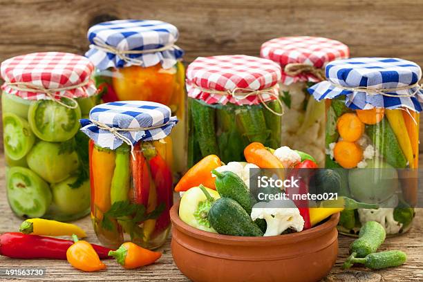 Winter Store Stock Photo - Download Image Now - Pickled, Vegetable, Pickle