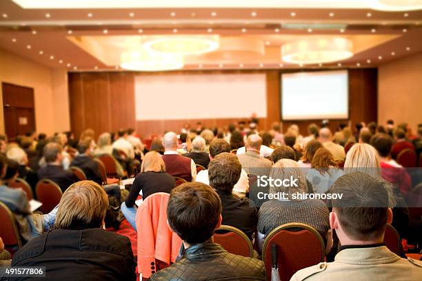 Report Stock Photo - Download Image Now - Conference - Event, Meeting, Auditorium