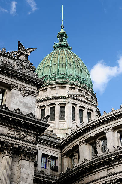 19th - century European building of downtown Buenos Aires - Congreso Nacional, Argentina., South America