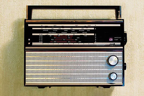 Photo of Retro radio.