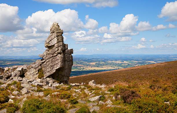Rocky outcrop at Stiperstones, Shropshire, England