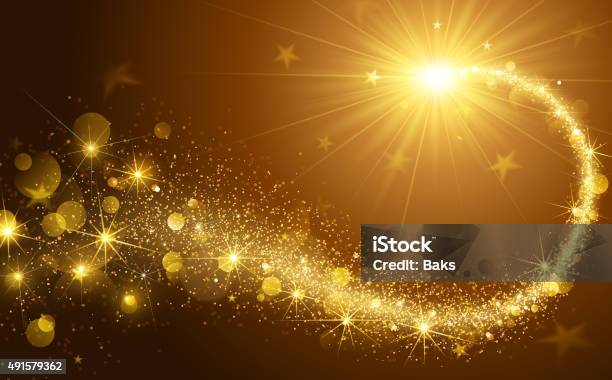 Christmas Stars Stock Illustration - Download Image Now - Paranormal, 2015, Abstract