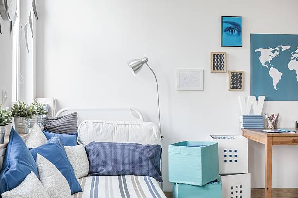 istock Designed teen boy bedroom 491598356