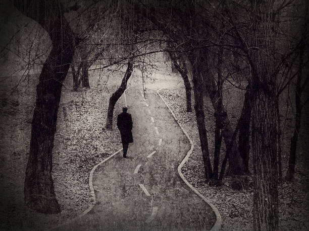 istock Lonely walk, rite of passage concept 491598418