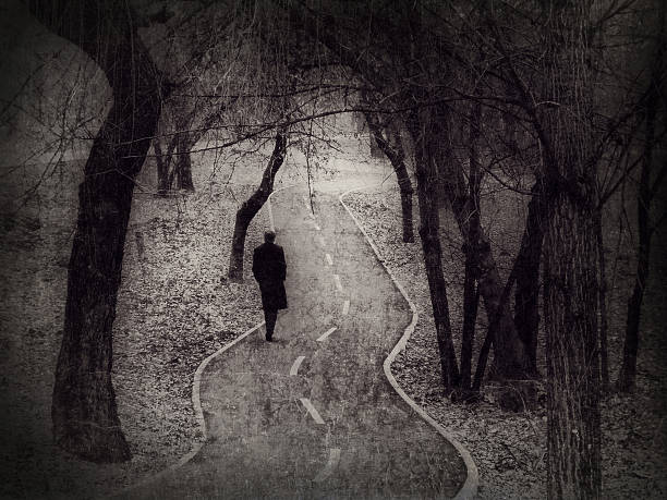 Photo of Lonely walk, rite of passage concept