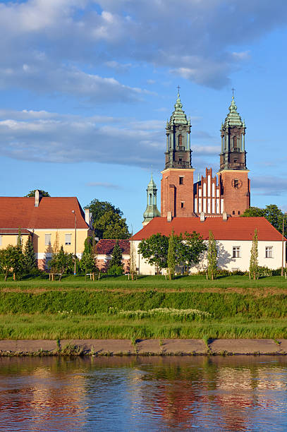 istock River Warta and cathedral church 491599742