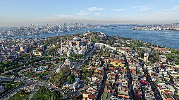 istock Panoramic View Istanbul City and Bosphorus 491600190