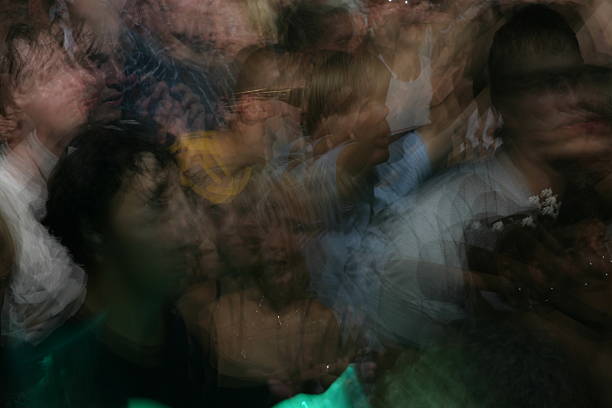 istock Blurred background :Dance people in the party. 491601676