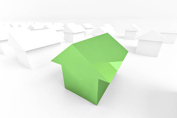 istock Real Estate - Eco house, Eco cities. Energy saving 491604072