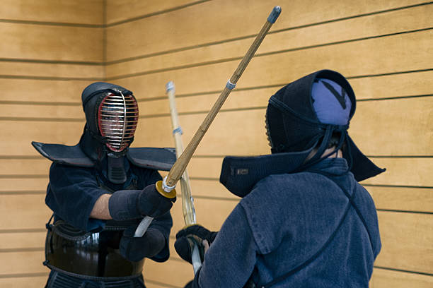 Kendo practice Kendo practice kendo stock pictures, royalty-free photos & images
