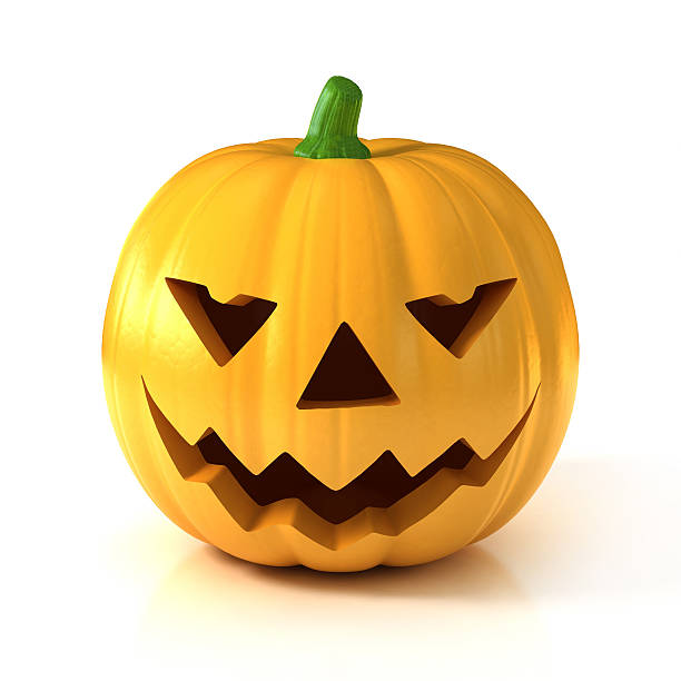 istock Halloween pumpkin 3d illustration 491605448