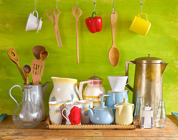 istock collection of vintages dishes 491605712