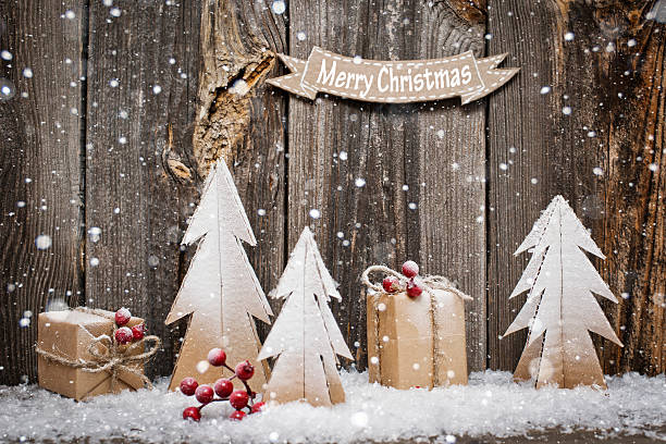 istock Christmas decoration over wooden background 491606276