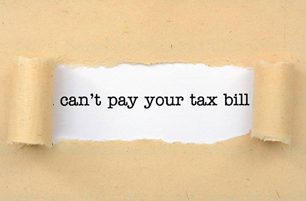 istock Can not pay tax bill 491609701