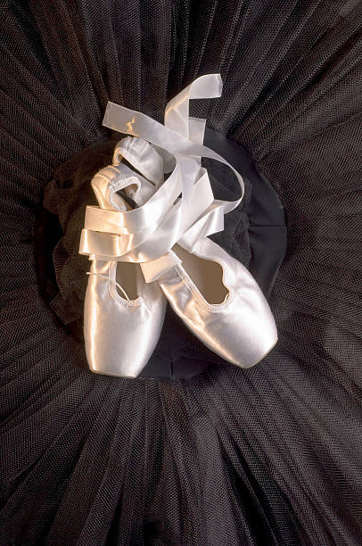 istock Well loved ballet pointe shoes 491613469