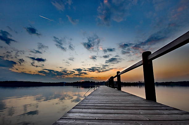 istock Sunset at lake Chiemsee in Germany 491615202